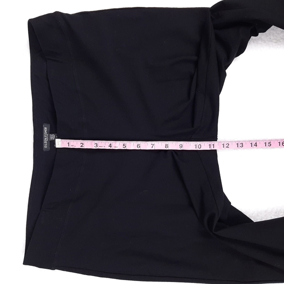 Eileen Fisher Washable Stretch Crepe Straight Pant pull on ankle minimalist - Picture 5 of 9